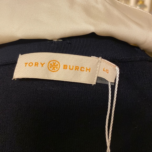 Tory Burch New Embroidered Dickie V-Neck Sweater.  NWT - Picture 16 of 16